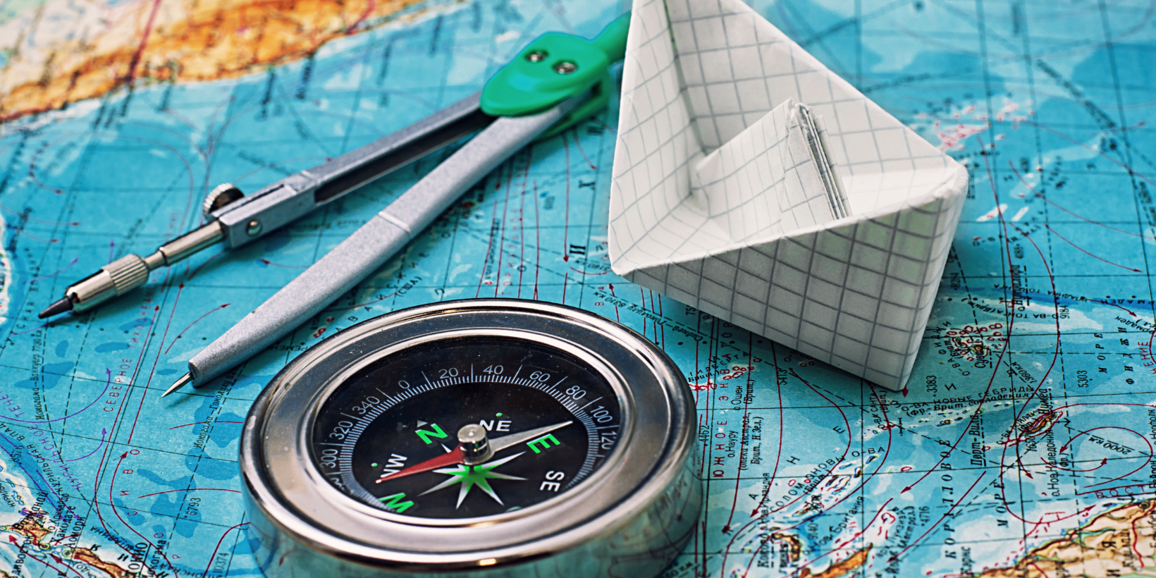 Compass with Map
